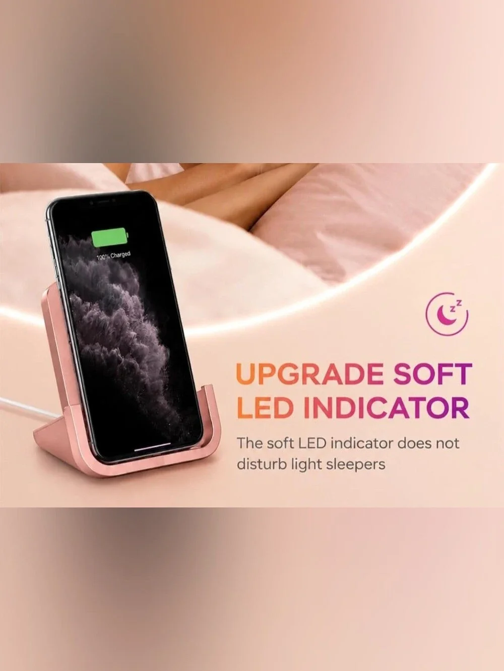 Wireless Rose Gold Charger